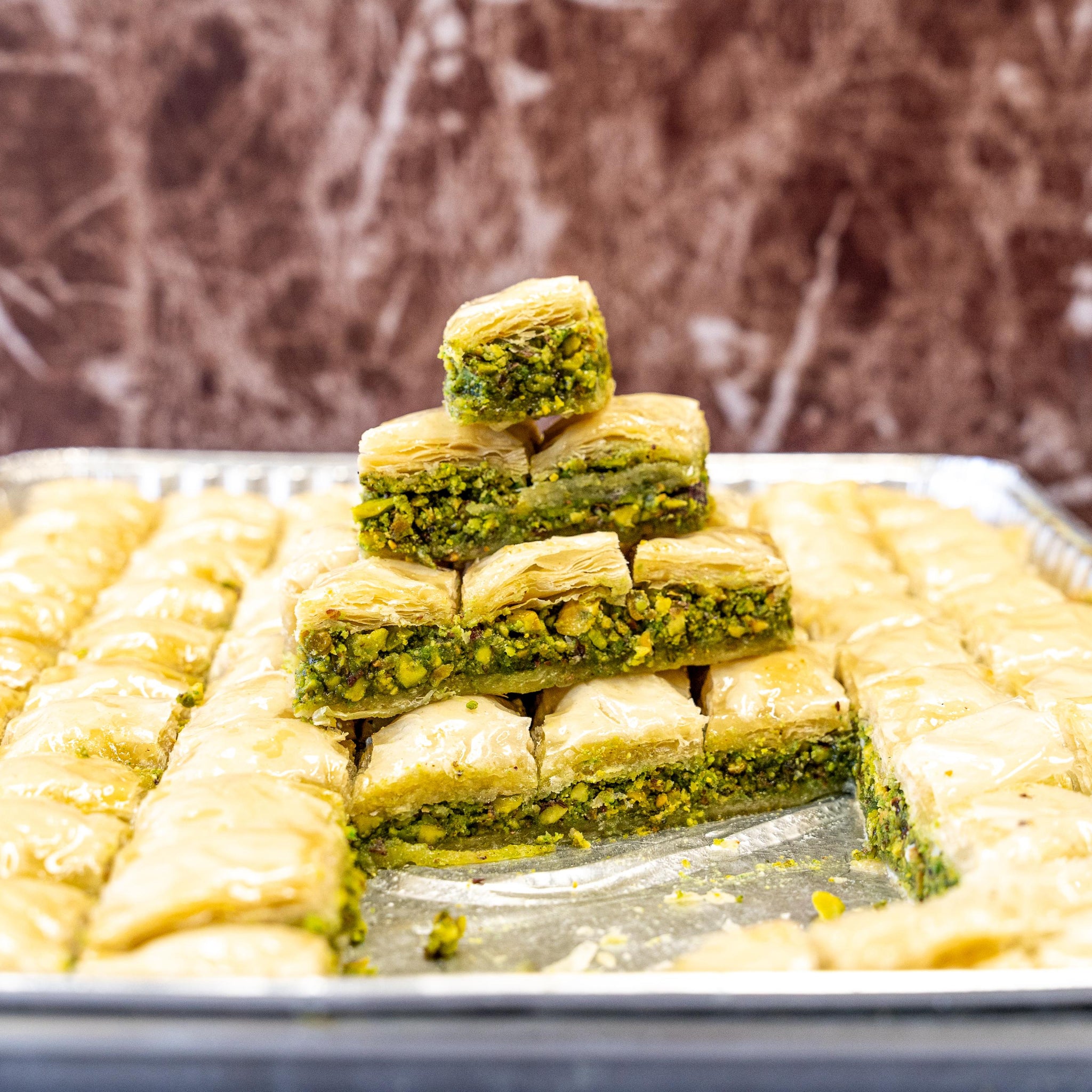 White Baklava with Pistachios - Pound