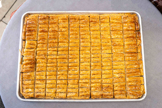 Cashew Rolls Baklava - Tray