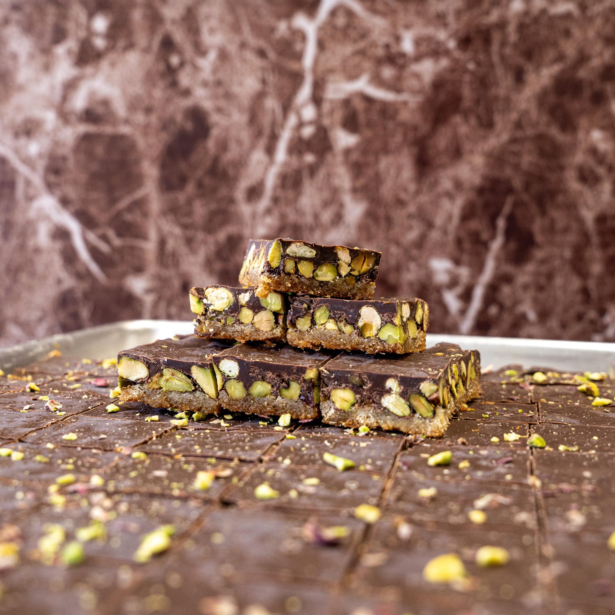 Molokiya with Chocolate and Pistachios - Pound